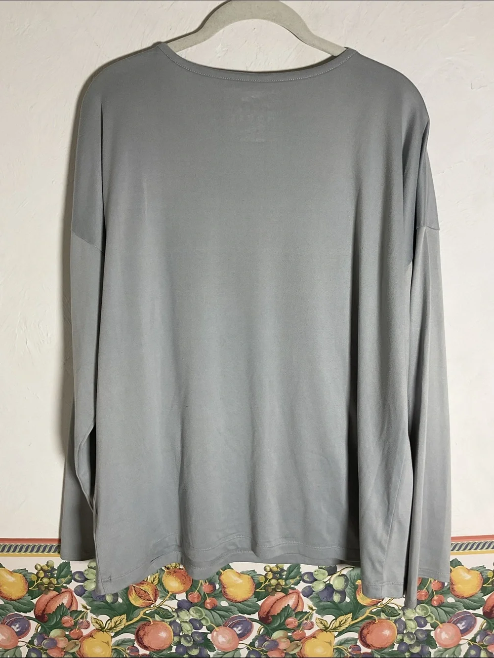 Disney Mickey Minnie Heart Lounge Sleep Top Size L Gray - Picture 5 of 9